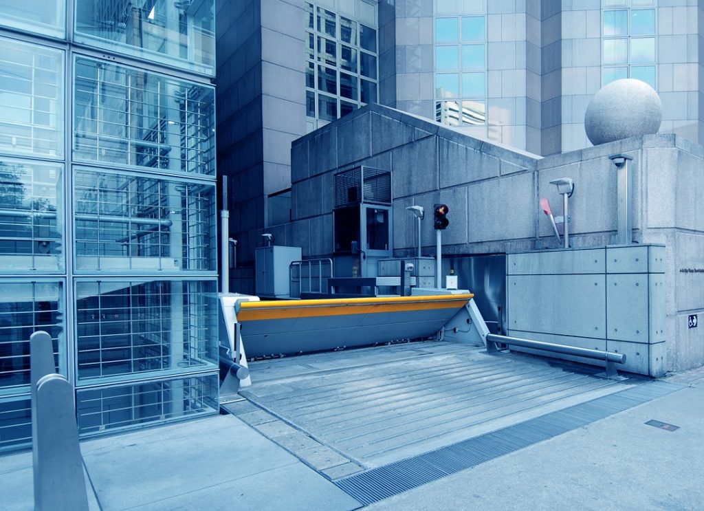 Facility with physical security.